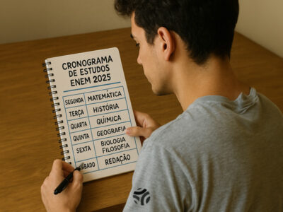 Cronograma de Estudos para o Enem 2025: Veja como se preparar para as provas