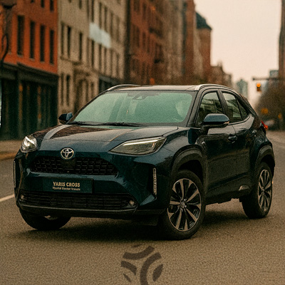 O Yaris Cross Hybrid será um dos carros híbridos Toyota mais acessíveis em 2025. Carros híbridos Toyota