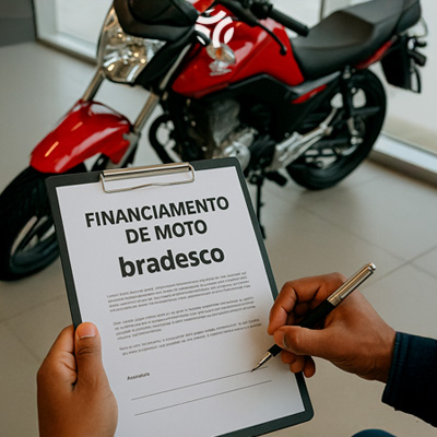 financiamento de moto Bradesco
