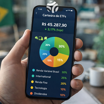 Estratégia prática: Investir em ETFs garante diversificação com baixo custo. Investir em ETFs