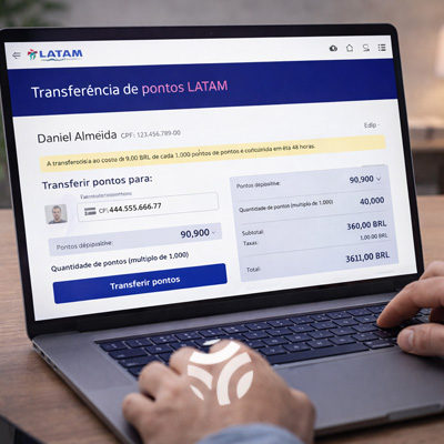 transferência de pontos LATAM