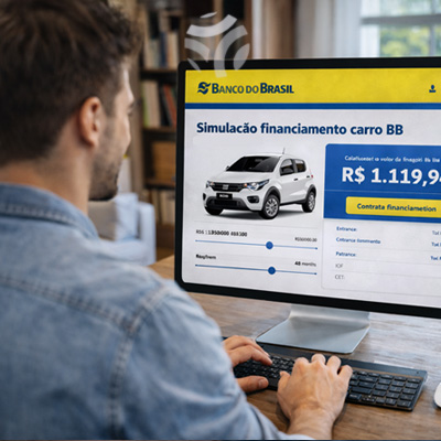 Simulação financiamento carro BB