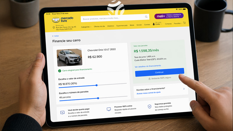 Como financiar um carro pelo Mercado Livre no Brasil de forma estratégica e sem surpresas