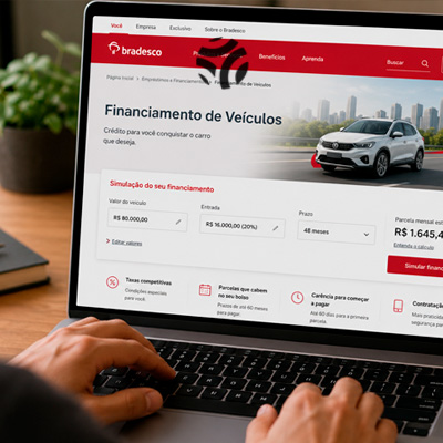 financiamento de carro no Bradesco